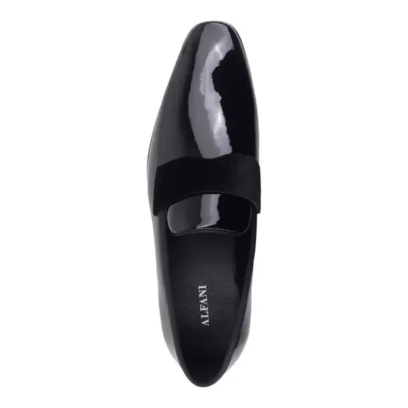 Alfani Men's Westfieldd Slip On Dress Loafers Black Size 11 - Picture 4 of 5